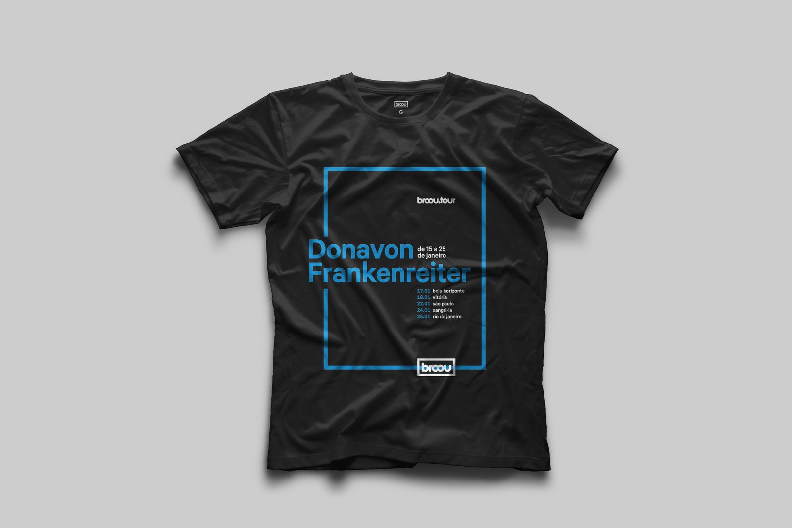 Broou.tour t-shirt. Donavon Frankenreiter.
